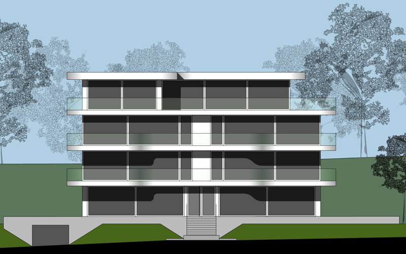 Project study for multi-family house in Zollikon
